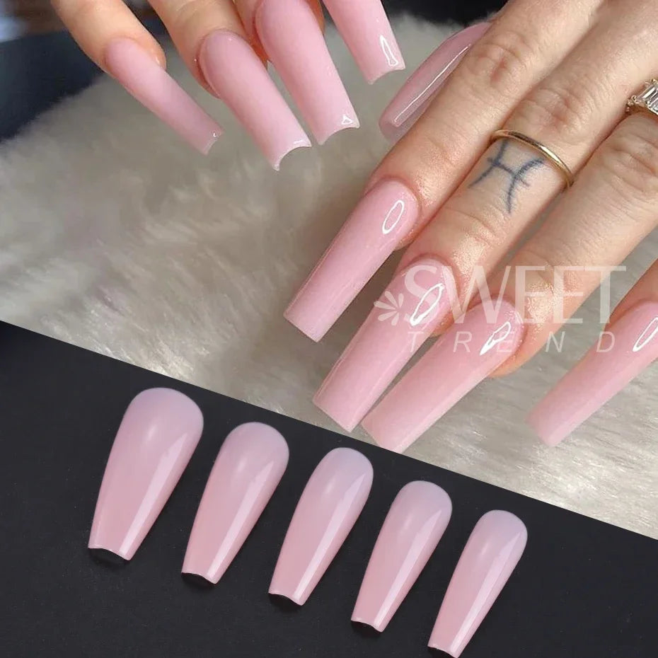 Quality Nude Pink Press On Nails