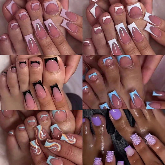 288PCS-Hand And Food Ballerina False Nails