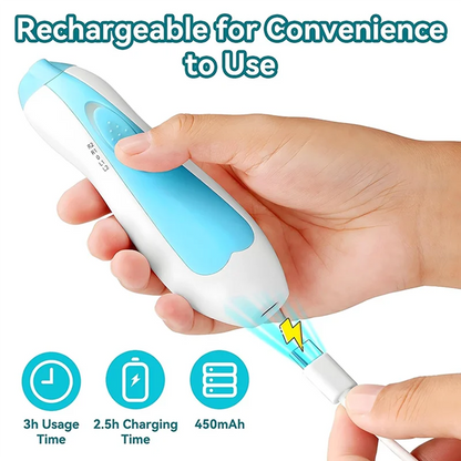 WOTT-Grooming Kit 6 In 1 Electric Baby Nail Clipper