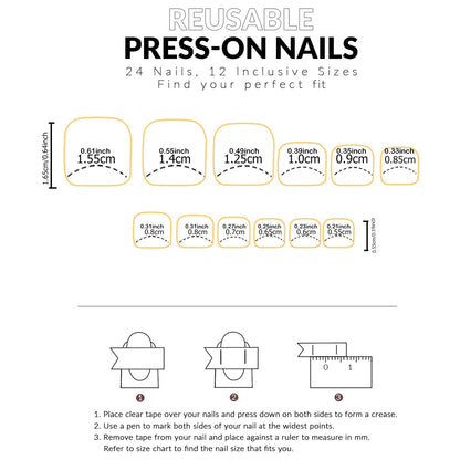 288PCS-Hand And Food Ballerina False Nails