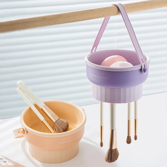 Makeup Brush Cleaning Bucket Washing And Drying Tools