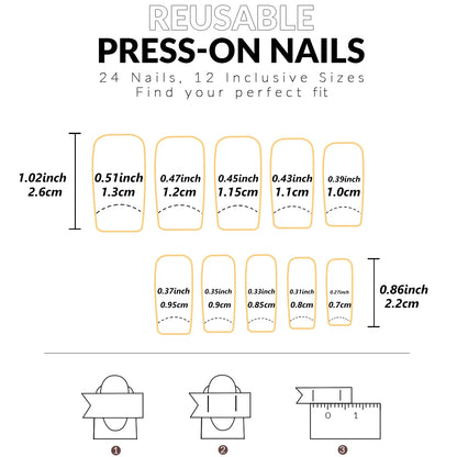 288PCS-Hand And Food Ballerina False Nails