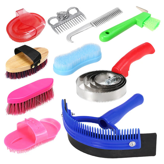 10-IN-1 Horse Grooming Tool Set