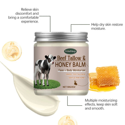 Organic Beef Tallow Honey Face Cream