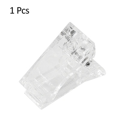 Transparent Crystal Extension Rubber Setting Clip