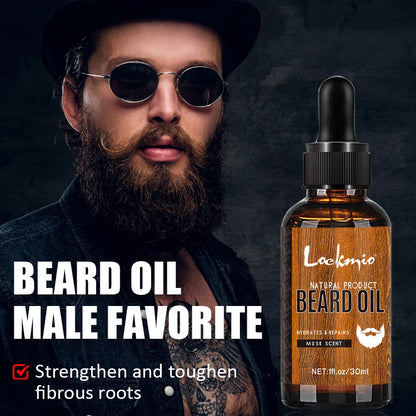 LOCKMIO 4pcs/set Beard Oil