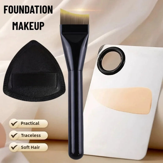 Ultra-thin Foundation Brush Makeup Mixing Palette