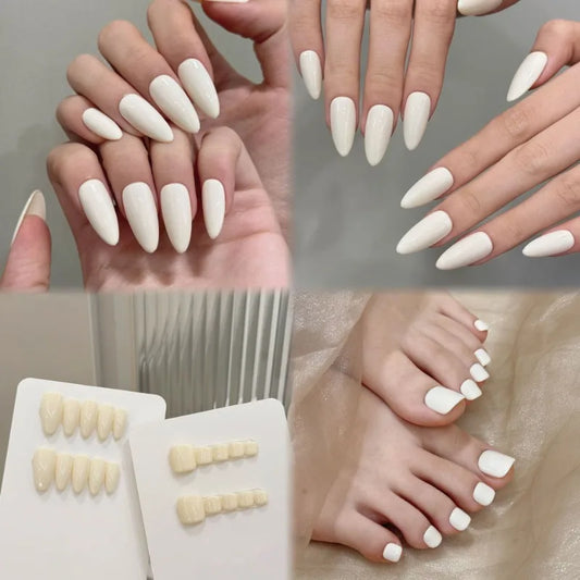 Handmade Hand Foot Set Ready-made Artificial Nails