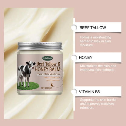 Organic Beef Tallow Honey Face Cream