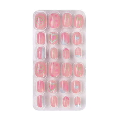 24Pcs/Set Fashion Girls Gifts Finger Nails