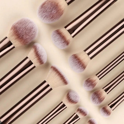 Makeup Brush Set 12 Pcs Everyday Essentials Makeup Brush Set