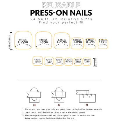 288PCS-Hand And Food Ballerina False Nails