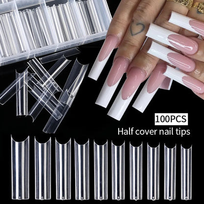 Nail Tips, Transparent Fingernails Toenails
