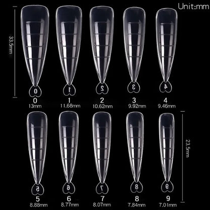 100Pcs/Box Acrylic Nail Tips