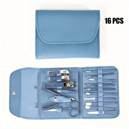 16pcs Professional Nail Clippers