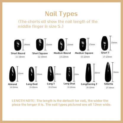 Aurora Handmade Press On Nails