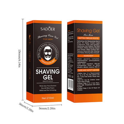 2PCS Men's Shaving Gel Non