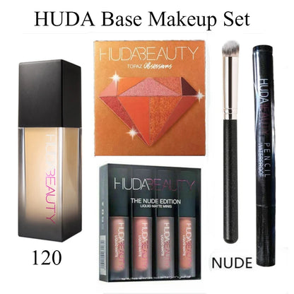 34ml Flawless HUDA 9 Color Foundation Matte Concealer