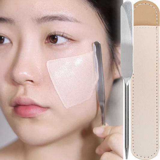 Professional Makeup Spatula Mixing Stick Foundation Brush Blending Liquid