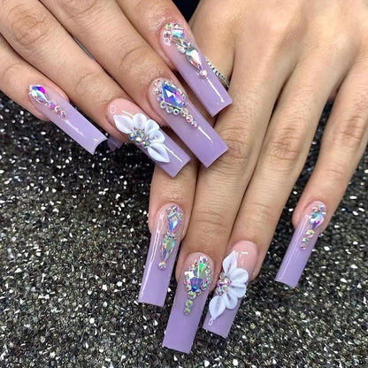 24Pcs Artificial Finger Nails