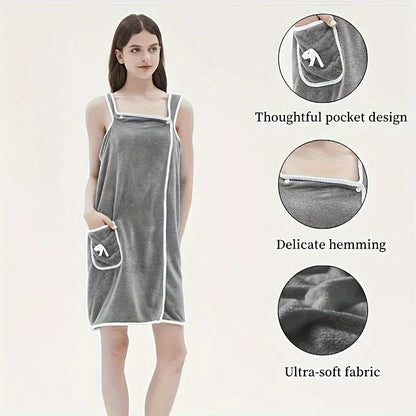 Bath Towel Household Women Wearable Wrap