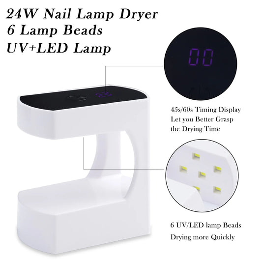 Mini USB Nail Lamp LED&UV Manicure Machine