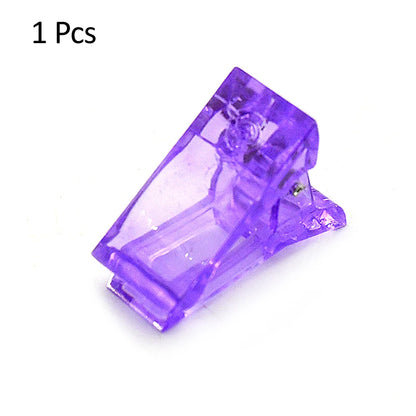 Transparent Crystal Extension Rubber Setting Clip