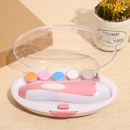Baby Electric Nail Trimmer Kid Nail Polisher