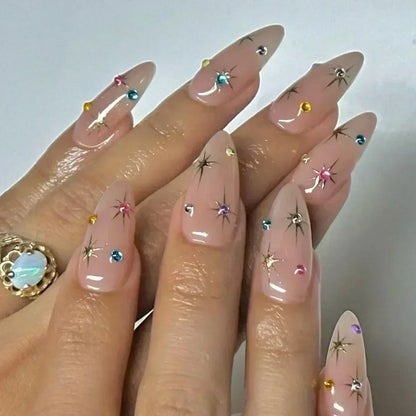 Butterfly Ballet with French Design Wearable False Nails