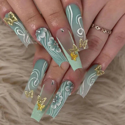 24Pcs Artificial Finger Nails