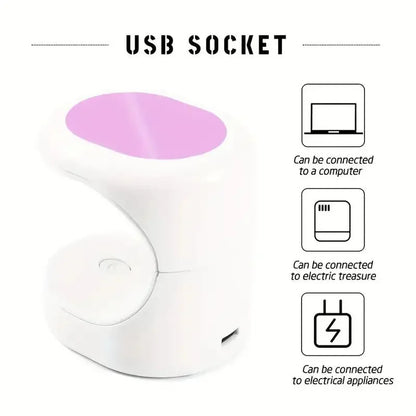 Compact 16W UV-LED Nail Lamp