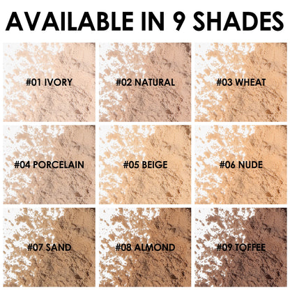 FOCALLURE 9 Colors Face Makeup Brighten Oil Control