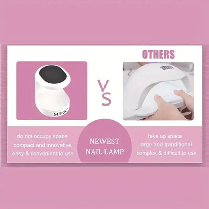 Compact 16W UV-LED Nail Lamp
